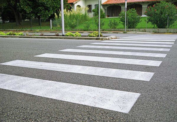 Be Careful Of People Crossing The Road. For People Using Crosswalk